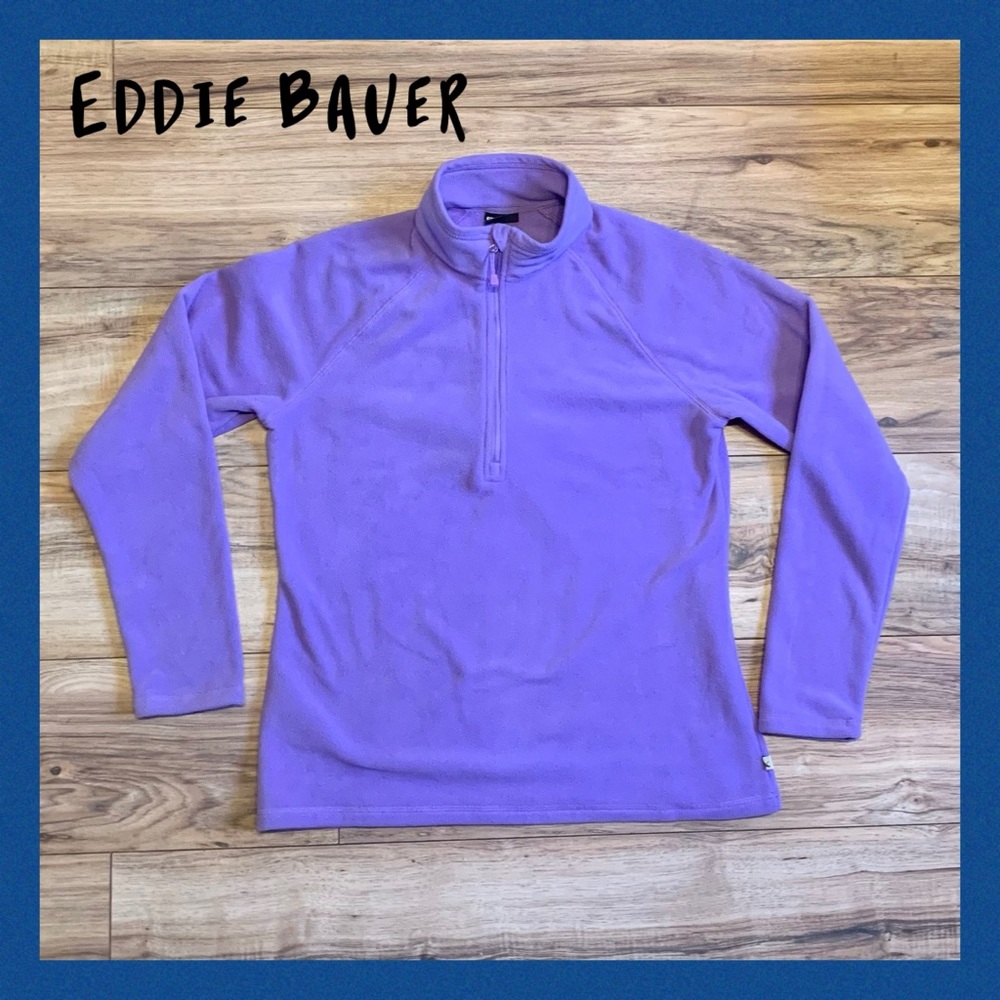 Eddie Bauer 1/4 zip fleece - women’s M